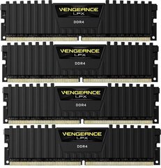 Corsair Vengeance LPX DDR4, 4x8GB 3200MHz CL16 (CMK32GX4M4Z3200C16) hinta ja tiedot | Muisti (RAM) | hobbyhall.fi