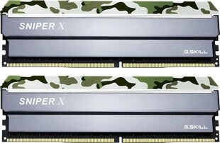 G.Skill Sniper X DDR4, 2x16GB, 3200MHz, CL16 (F4-3200C16D-32GSXFB) hinta ja tiedot | Muisti (RAM) | hobbyhall.fi