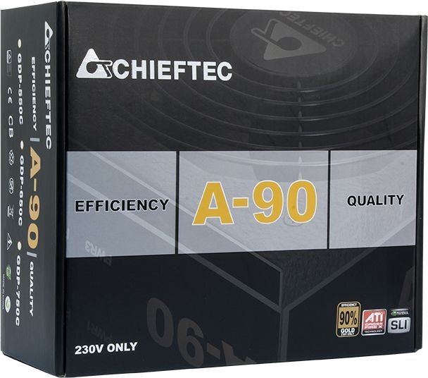 Chieftec GDP-750C hinta ja tiedot | Virtalähteet | hobbyhall.fi