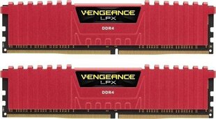 Corsair Vengeance LPX DDR4, 32GB(2x16GB), 2666MHz, CL16 (CMK32GX4M2A2666C16R) hinta ja tiedot | Muisti (RAM) | hobbyhall.fi