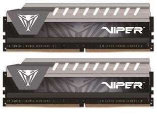 Patriot Viper ELITE DDR4, 2x8GB, 2666MHz, CL16 (PVE416G266C6KGY) hinta ja tiedot | Muisti (RAM) | hobbyhall.fi