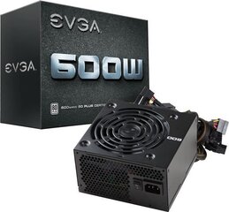 EVGA 600W (100-W1-0600-K2) hinta ja tiedot | EVGA Tietokoneet ja pelaaminen | hobbyhall.fi