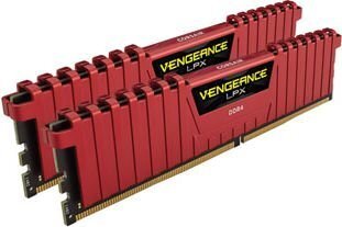 Corsair Vengeance LPX DDR4, 2x8GB, 3200MHz, CL16 (CMK16GX4M2B3200C16R) hinta ja tiedot | Muisti (RAM) | hobbyhall.fi