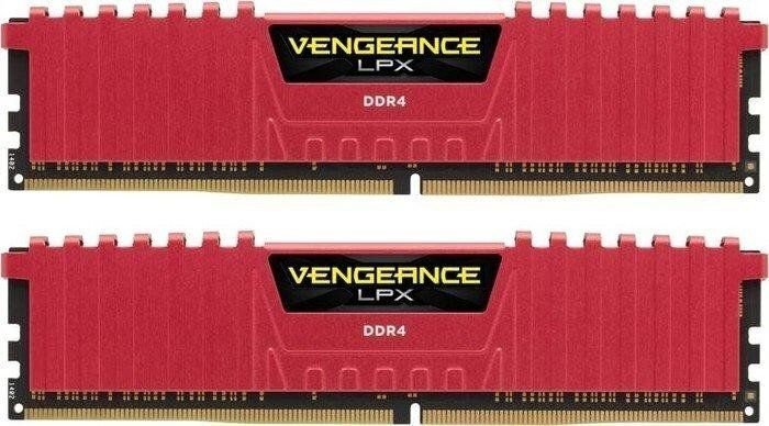 Corsair Vengeance LPX DDR4, 2x8GB, 3200MHz, CL16 (CMK16GX4M2B3200C16R) hinta ja tiedot | Muisti (RAM) | hobbyhall.fi