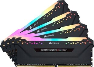 Corsair Vengeance RGB Pro DDR4, 4x8GB, 3000MHz, CL15 (CMW32GX4M4C3000C15) hinta ja tiedot | Muisti (RAM) | hobbyhall.fi