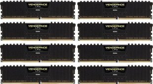 Corsair Vengeance LPX DDR4, 8x16GB, 2666MHz, CL16 (CMK128GX4M8A2666C16) hinta ja tiedot | Muisti (RAM) | hobbyhall.fi