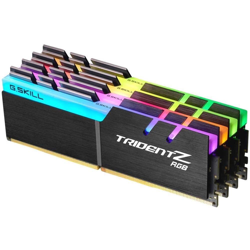 G.Skill Trident Z RGB DDR4, 4x16GB, 3600MHz, CL17 (F4-3600C17Q-64GTZR) hinta ja tiedot | Muisti (RAM) | hobbyhall.fi