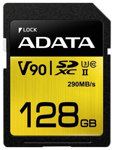 Atminties kortelė ADATA Premier One SDXC UHS-II U3, klasė 10, 128 GB hinta ja tiedot | Puhelimen muistikortit | hobbyhall.fi