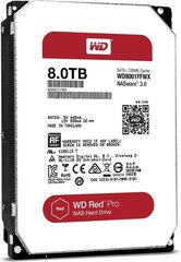 Western Digital WD Red Pro 8TB SATA3 hinta ja tiedot | WD Tietokoneet ja pelaaminen | hobbyhall.fi