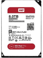 Western Digital WD Red Pro 8TB SATA3 hinta ja tiedot | WD Tietokoneet ja pelaaminen | hobbyhall.fi