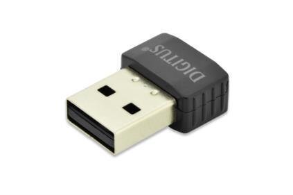 Bevielio tinklo adapteris Digitus Wireless AC433 Mini hinta ja tiedot | Reitittimet ja modeemit | hobbyhall.fi