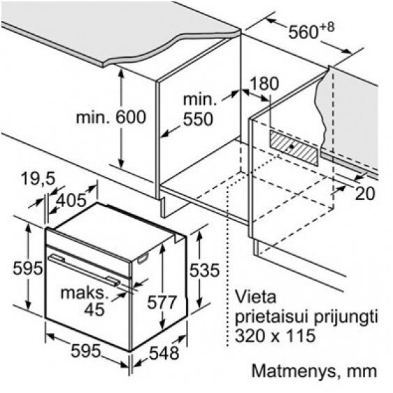 Bosch HBG635BS1 hinta ja tiedot | Erillisuunit | hobbyhall.fi