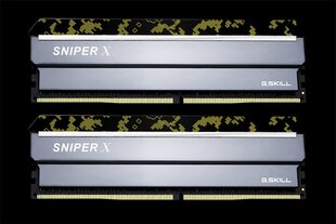 G.Skill Sniper X DDR4, 2x16GB, 2400MHz, CL17 (F4-2400C17D-32GSXK) hinta ja tiedot | Muisti (RAM) | hobbyhall.fi