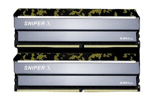 G.Skill Sniper X DDR4, 2x16GB, 2400MHz, CL17 (F4-2400C17D-32GSXK) hinta ja tiedot | Muisti (RAM) | hobbyhall.fi