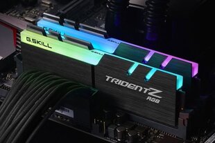 G.Skill TridentZ RGB DDR4, 2x8GB, 2666MHz, CL18 (F4-2666C18D-16GTZR) hinta ja tiedot | Muisti (RAM) | hobbyhall.fi