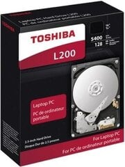 Toshiba L200 1TB SATA3 HDWL110EZSTA hinta ja tiedot | Kovalevyt | hobbyhall.fi