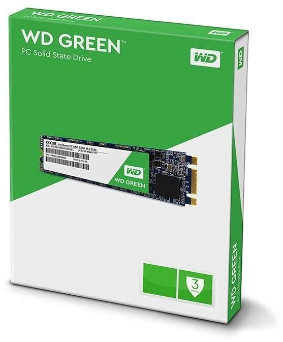 Western Digital Green 240GB M.2 SATA3 (WDS240G2G0B) hinta ja tiedot | Kovalevyt | hobbyhall.fi