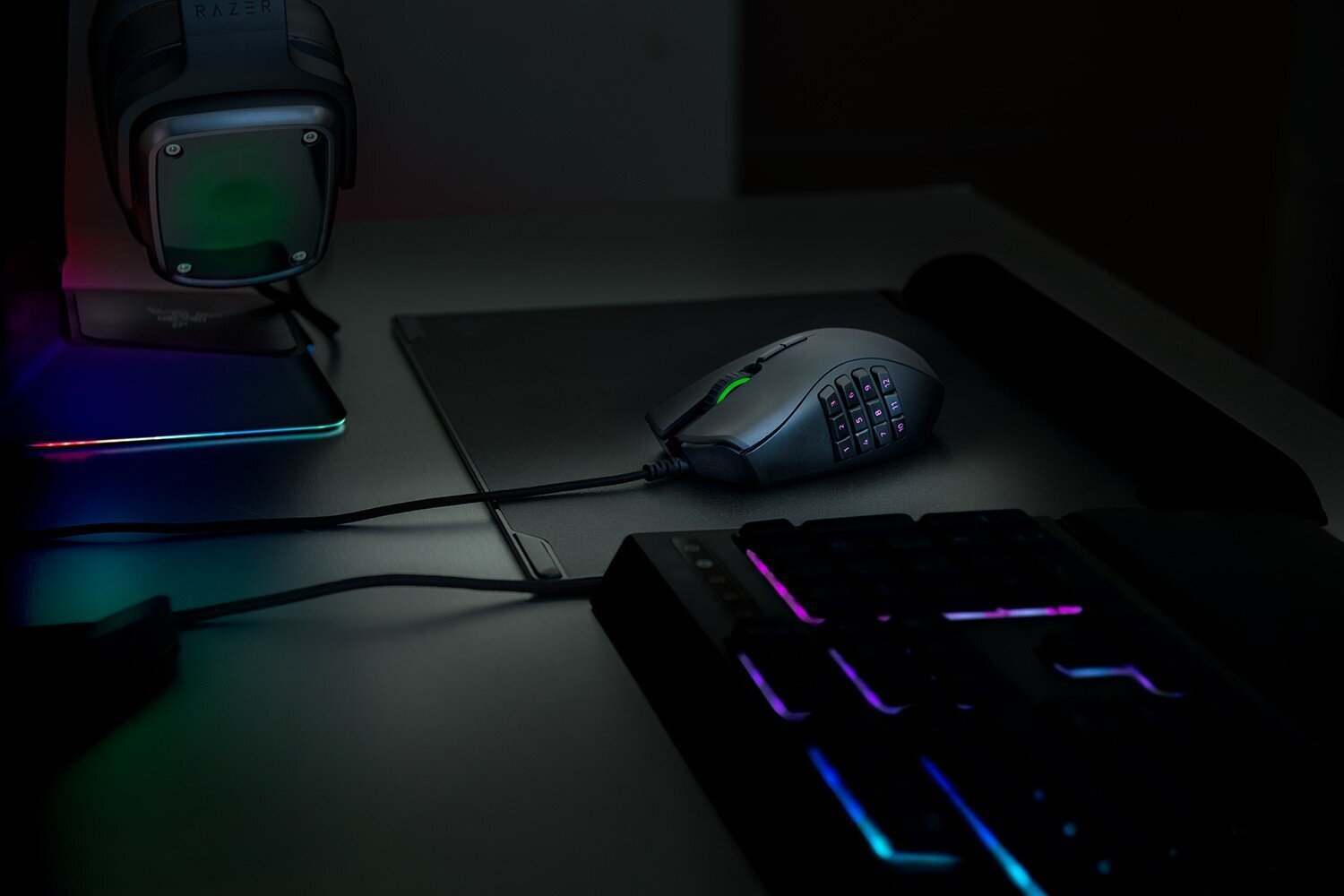 Razer Naga Trinity, musta hinta ja tiedot | Hiiret | hobbyhall.fi