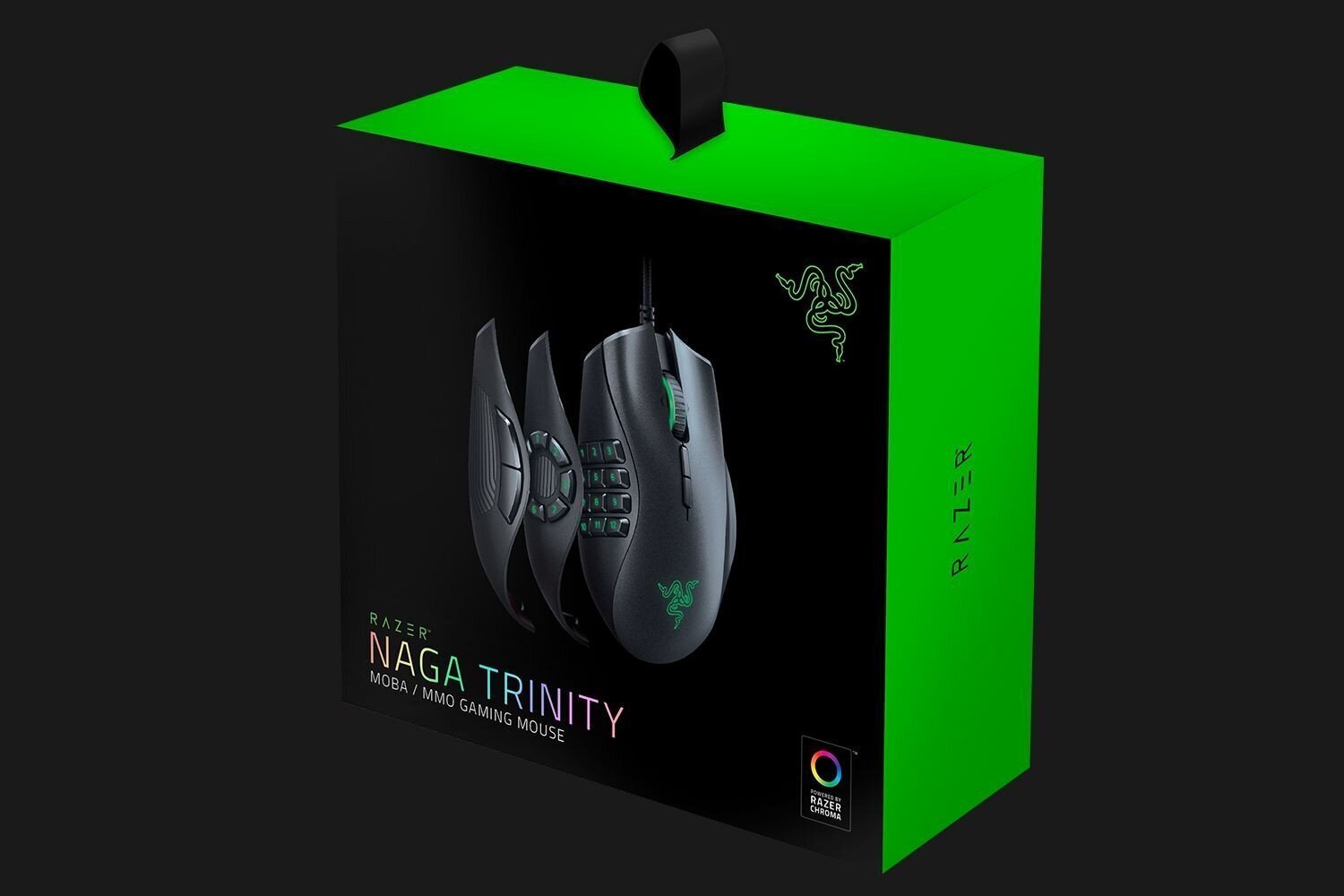 Razer Naga Trinity, musta hinta ja tiedot | Hiiret | hobbyhall.fi