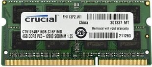 Crucial-keskusmuisti (RAM) CT51264BF160B hinta ja tiedot | Muisti (RAM) | hobbyhall.fi