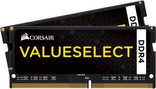 Corsair Value Select DDR4 SODIMM 2x8GB 2133MHz CL15 (CMSO16GX4M2A2133C15) hinta ja tiedot | Muisti (RAM) | hobbyhall.fi