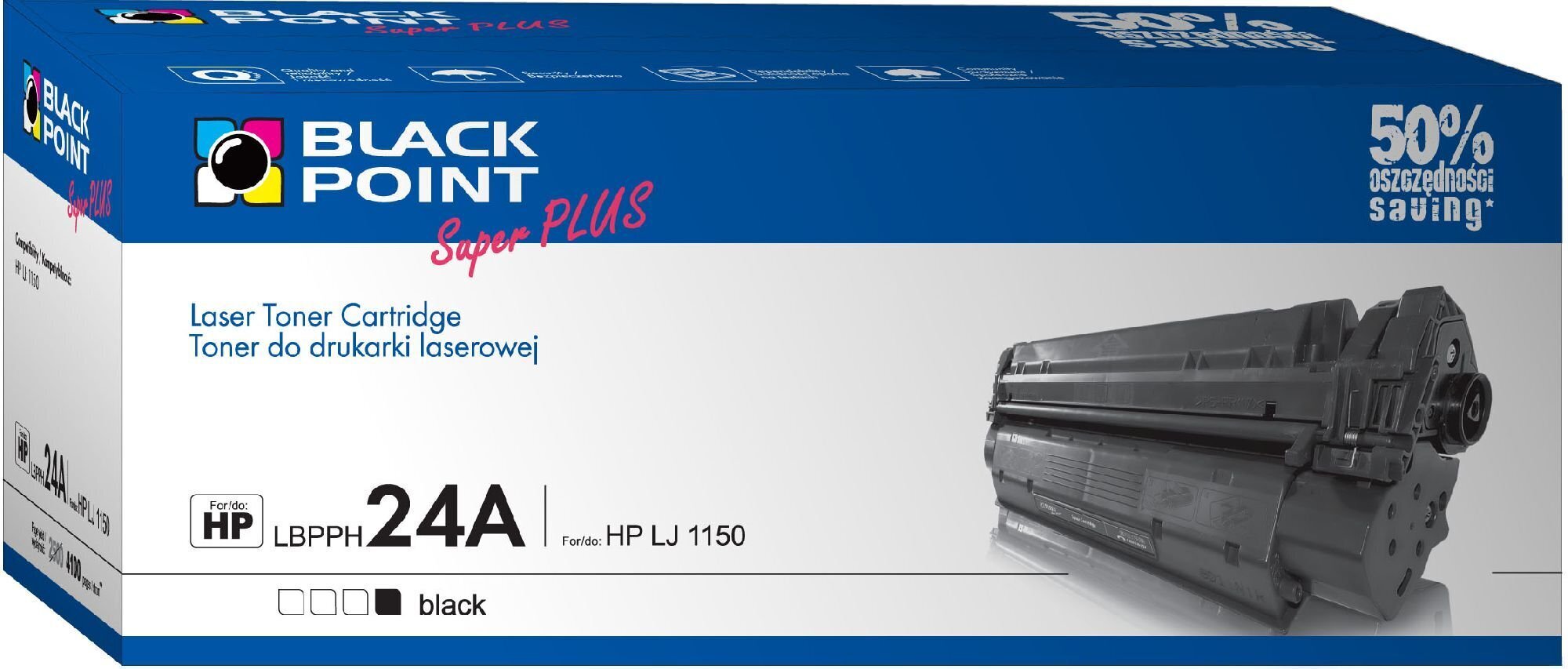 Toner Black Point LBPPH24A | Black | 4100 p. | HP Q2624A hinta ja tiedot | Laserkasetit | hobbyhall.fi