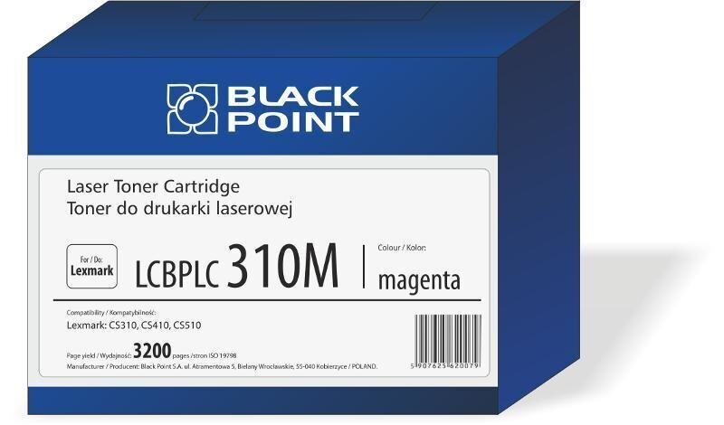 Toner Black Point LCBPLCS310M | magenta | 3200 pp | Lexmark 70C2HM0 hinta ja tiedot | Laserkasetit | hobbyhall.fi