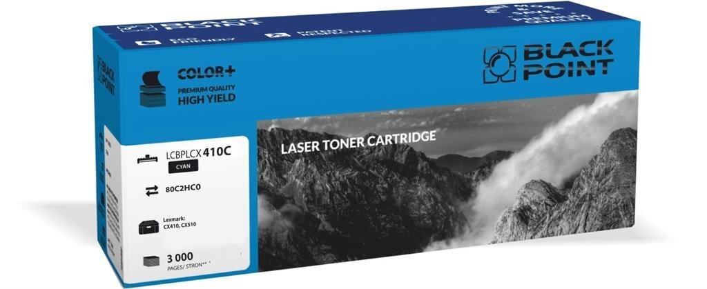 Toner Black Point LCBPLCX410C | cyan | 3000 pp | Lexmark 80C2HC0 hinta ja tiedot | Laserkasetit | hobbyhall.fi