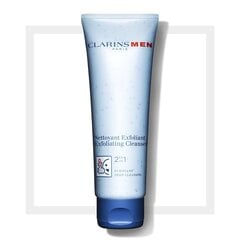 Clarins Men 2 In 1 Exfoliating Cleanser kuoriva puhdistusvoide miehelle 125 ml hinta ja tiedot | Kasvojen puhdistusaineet | hobbyhall.fi