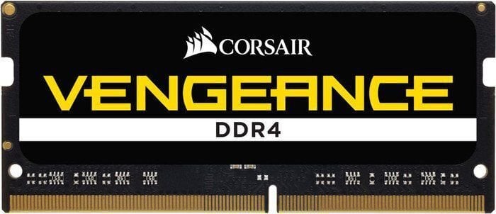 Corsair DDR4 SODIMM 2x8GB 2666MHz C18 (CMSX16GX4M2A2666C18) hinta ja tiedot | Muisti (RAM) | hobbyhall.fi