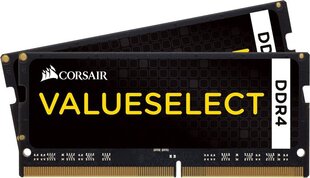 Corsair DDR4 SODIMM 2x4GB 2133MHz CL15 (CMSO8GX4M2A2133C15) hinta ja tiedot | Muisti (RAM) | hobbyhall.fi