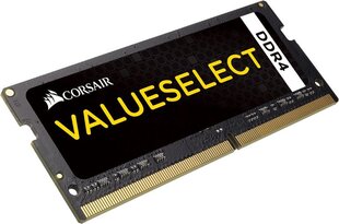 Corsair DDR4 SODIMM 2x4GB 2133MHz CL15 (CMSO8GX4M2A2133C15) hinta ja tiedot | Muisti (RAM) | hobbyhall.fi