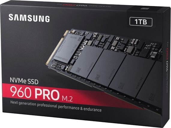 Samsung 960 Pro 1TB M.2 PCIe (MZ-V6P1T0BW) hinta ja tiedot | Kovalevyt | hobbyhall.fi