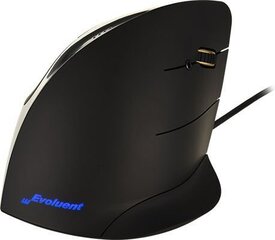 Evoluent VMCR C, musta/hopea ergonominen hiiri hinta ja tiedot | Evoluent Tietokoneet ja pelaaminen | hobbyhall.fi