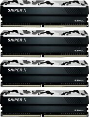 G.Skill Sniper X DDR4, 4x8GB, 3200MHz, CL16 (F4-3200C16Q-32GSXWB) hinta ja tiedot | Muisti (RAM) | hobbyhall.fi