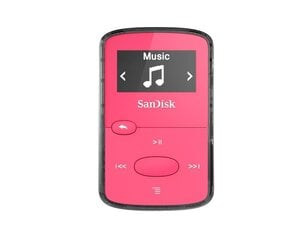 MP3 SanDisk Clip Jam 8GB, pinkki hinta ja tiedot | MP3-soittimet, MP4-soittimet | hobbyhall.fi