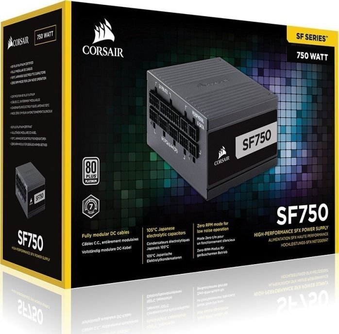 Corsair SF750 Platinum hinta ja tiedot | Virtalähteet | hobbyhall.fi