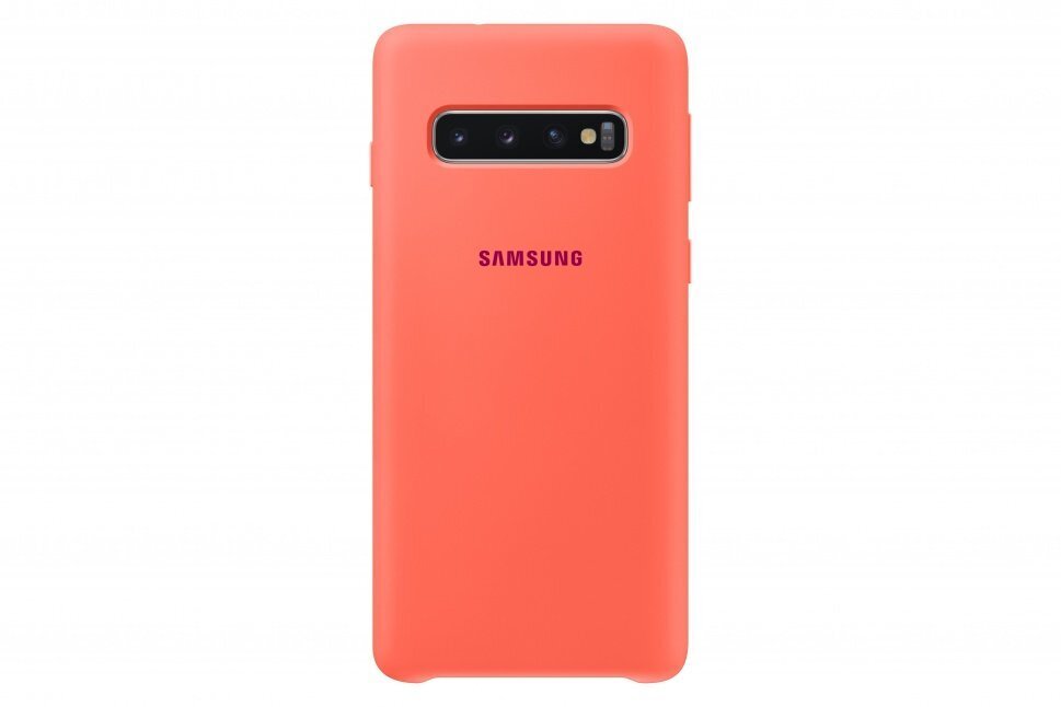 EF PG973Samsung vaaleanpunainen silikoni kansi G973 Galaxy S10 hinta ja tiedot | Puhelimen kuoret ja kotelot | hobbyhall.fi