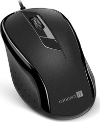 Connect IT CMO-1200-BK, musta hinta ja tiedot | Hiiret | hobbyhall.fi