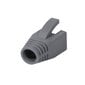 Logilink Modular RJ45 Plug Cable Boot 8mm harmaa, 50 kpl. hinta ja tiedot | Adapterit | hobbyhall.fi