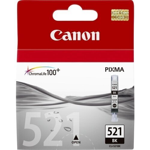 CANON CLI521BK muste musta hinta ja tiedot | Mustekasetit | hobbyhall.fi