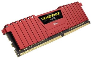 Corsair Vengeance LPX DDR4, 8GB, 2400MHz, CL16 (CMK8GX4M1A2400C16R) hinta ja tiedot | Muisti (RAM) | hobbyhall.fi