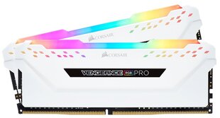 Corsair Vengeance RGB PRO DDR4, 2x8GB, 3000MHz, CL15 (CMW16GX4M2C3000C15W) hinta ja tiedot | Corsair Tietokoneet ja pelaaminen | hobbyhall.fi