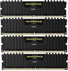 Corsair Vengeance LPX 4x8GB, 3000MHz, CL16 (CMK32GX4M4D3000C16) hinta ja tiedot | Muisti (RAM) | hobbyhall.fi