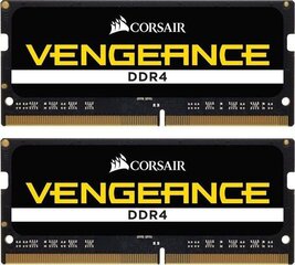 Corsair Vengeance DDR4 SODIMM 2x4GB 2400MHz CL16 (CMSX8GX4M2A2400C16) hinta ja tiedot | Muisti (RAM) | hobbyhall.fi