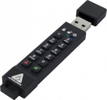 Flash S-USB 3.1 128GB Apricorn SecureKey hinta ja tiedot | Muistitikut | hobbyhall.fi