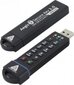 Flash S-USB 3.0 16GB Apricorn SecureKey hinta ja tiedot | Muistitikut | hobbyhall.fi