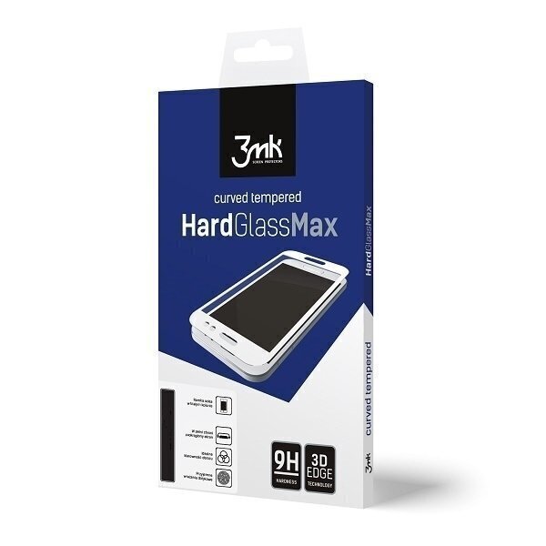 LCD suojaava karkaistu lasi 3MK kova lasi Max Apple iPhone X / XS / 11 Pro musta hinta ja tiedot | Näytönsuojakalvot ja -lasit | hobbyhall.fi