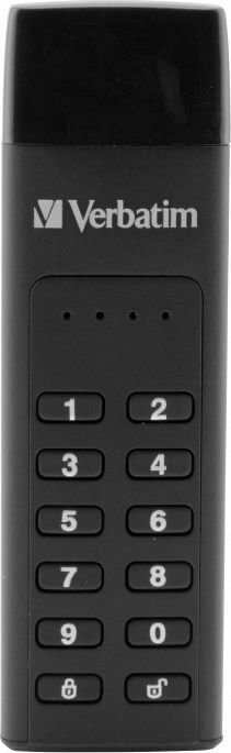 Flash USB 3.1 128GB Verbatim Secure Keypad hinta ja tiedot | Muistitikut | hobbyhall.fi