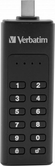 Flash USB 3.1 128GB Verbatim Secure Keypad hinta ja tiedot | Muistitikut | hobbyhall.fi